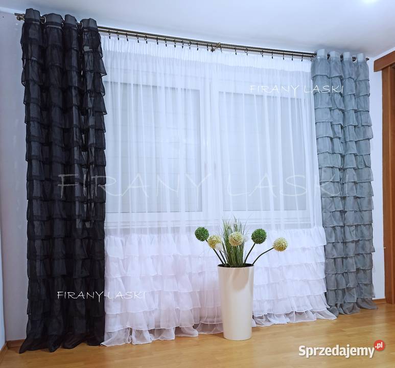 Modna Firanka z falbankami Firana Gotowa 300x250 Firany lubuskie Strzelce Krajeńskie