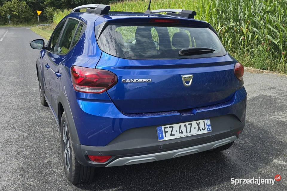 Dacia Sandero Stepway Benzyna gaz 82000 III 2020 autoalarm Pleszew