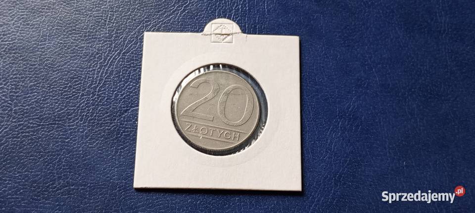 Stare monety 20 złotych 1987 skrętka PRL Polska