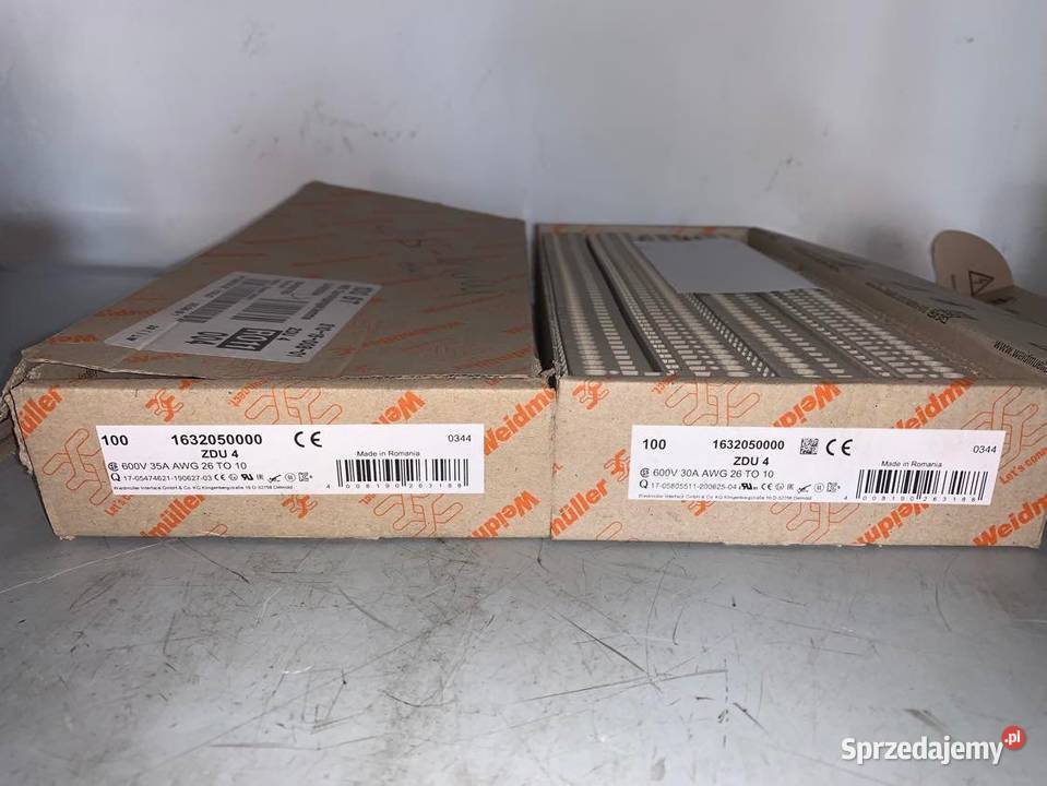 Weidmuller ZDU 4 1632050000 Złączka szynowa x150