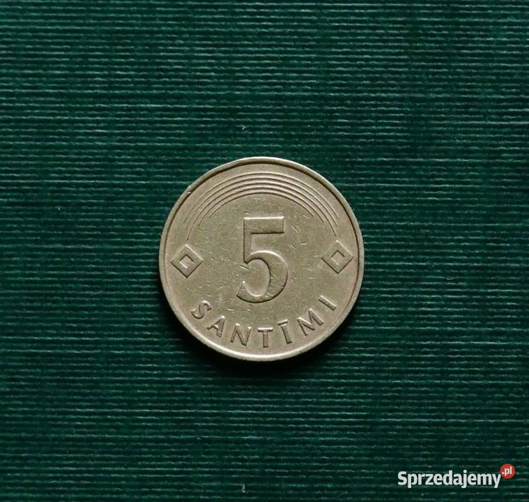 ŁOTWA 5 santimów 1992r Gliwice sprzedam