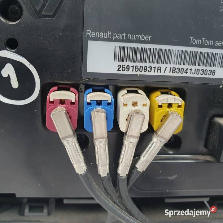 EKRAN WYŚWIETLACZ RADIA NAWIGACJI Renault Megane osobowe