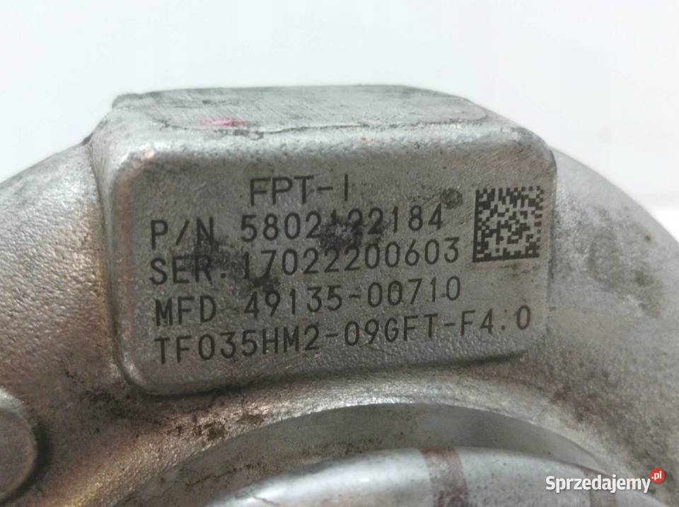 TURBOSPRĘŻARKA 5802122184 23 JTD HPI Fiat Ducato
