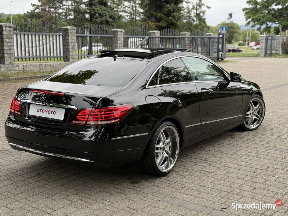 Mercedes e Coupe 250 benzyna reflektory ksenonowe Nowy Sącz