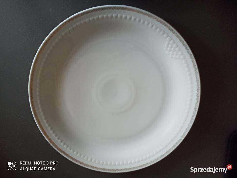 Talerz duży porcelana Colditz Warpechy Stare