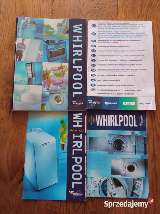 instrukcję obsługi pralki szósty zmysł Whirlpool Wrocław