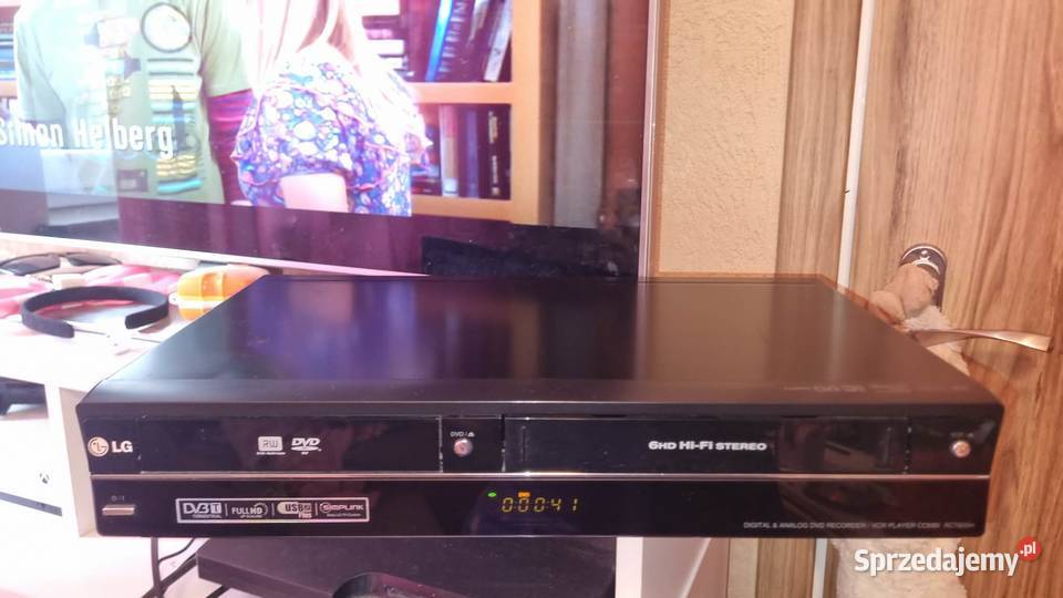 MAGNETOWID NAGRYWARKA VHS DVD Recorder LG łódzkie Warta sprzedam