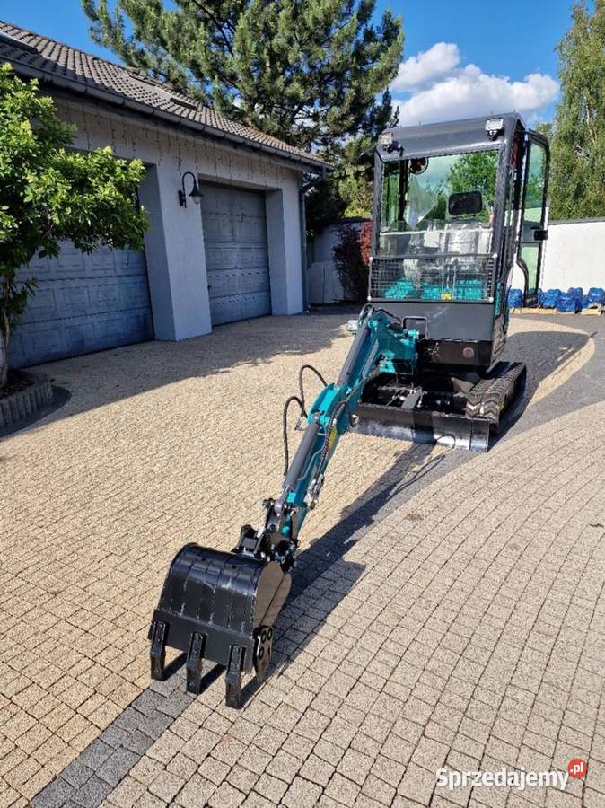 Minikoparka CASTER 18S Silnik Kubota 1800 BOGATE