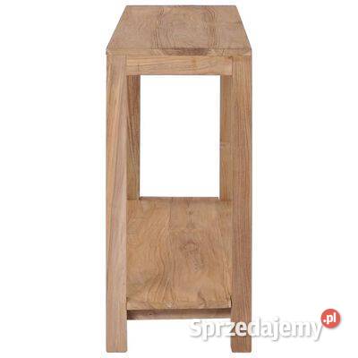 vidaXL Stolik konsola 120 x 35 x 75 lite drewno Warszawa