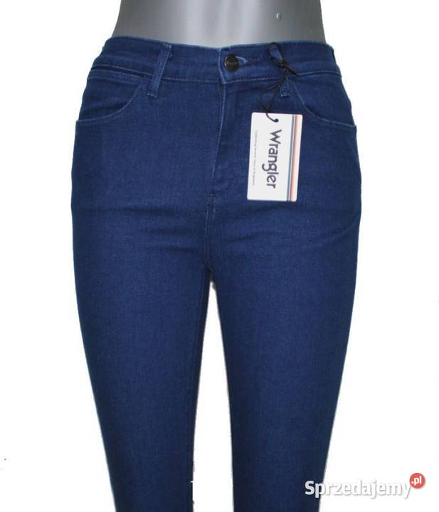 Damskie jeansy Wrangler High Skinny rurki nowe Rozmiar 38(M) śląskie Tarnowskie Góry