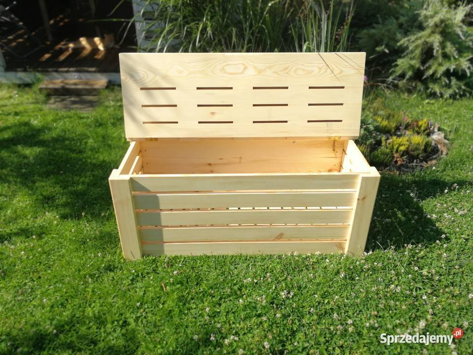 Skrzynia ze składanym oparciem ławka z 100cm Radków