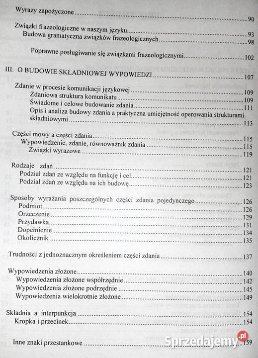Współczesna polszczyzna JKowalikowa U Ż Rok wydania 1997 lubelskie Chełm sprzedam