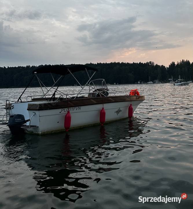 Łódź motorowa motorówka z silnikiem Yamaha 15hp Mrągowo