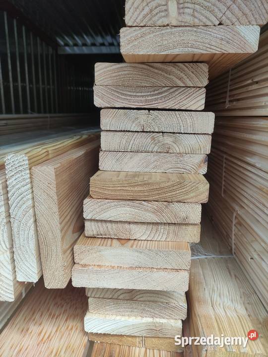 Podbitki dachowe boazerie Deski elewacyjne Drewno konstrukcyjne Zakliczyn