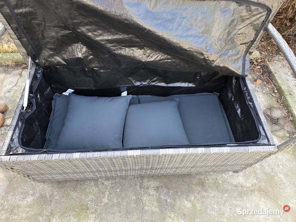 Ławka ogrodowa sofa z poduszkami technorattan Wschowa