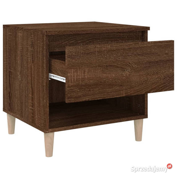 Szafka nocna brązowy dąb 50x46x50 materiał mazowieckie Warszawa