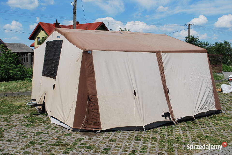RETRO PRZYCZEPA KEMPINGOWA NAMIOTOWA CONWAY Grzebowilk