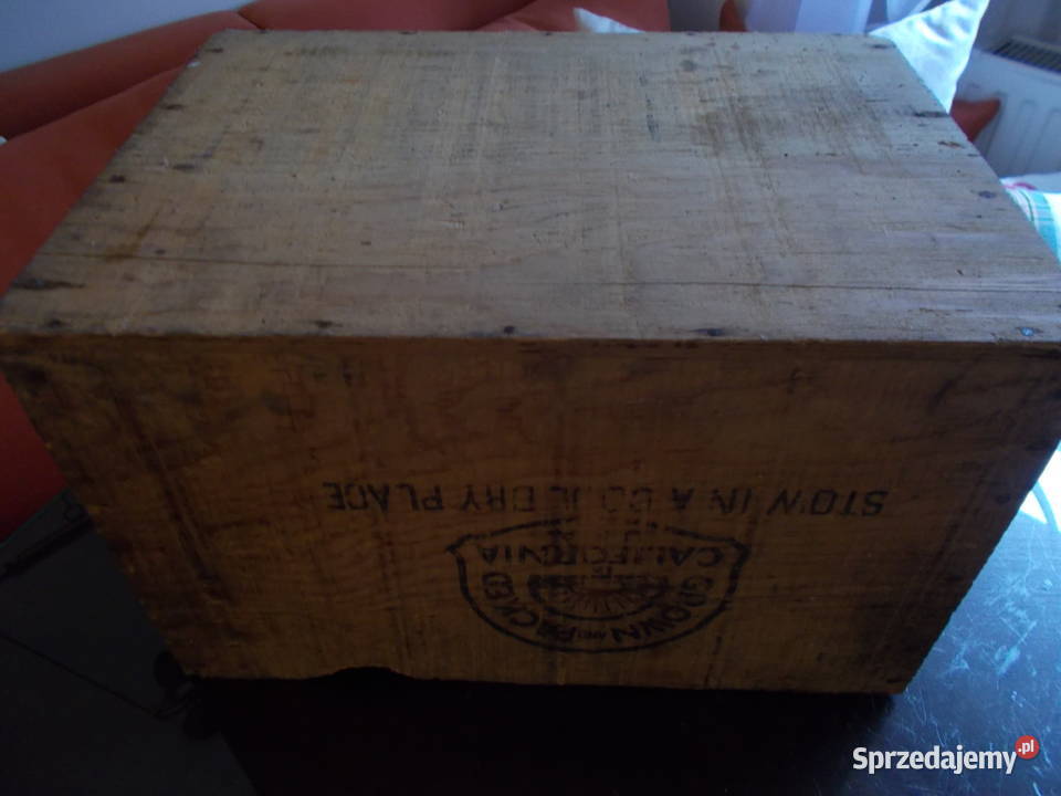 Stara Skrzynka zza OceanuLite DrewnoOryginalny Pozostałe Szczecin sprzedam