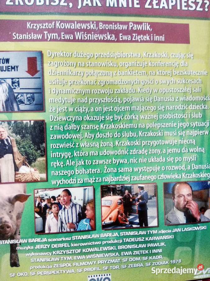 Co mi zrobisz mnie złapiesz komedia Bareja Warszawa sprzedam