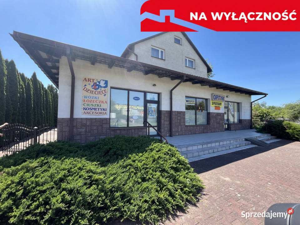Dom wolnostojący z częścią handlową w Dęblinie Dęblin