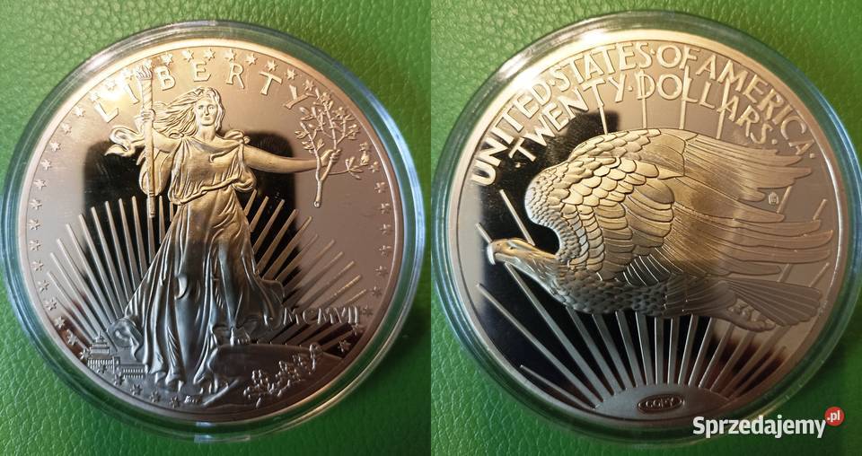 GIGANT Moneta Medal Liberty 20 Dolar Double Pozostałe