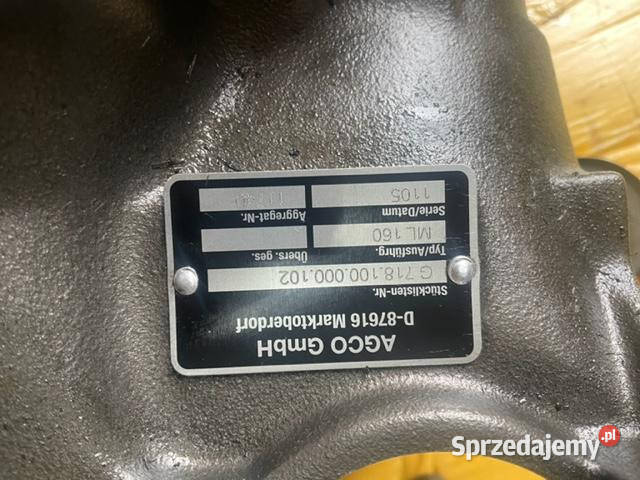 Skrzynia biegów Vario ML160 części wielkopolskie Jastrzębniki