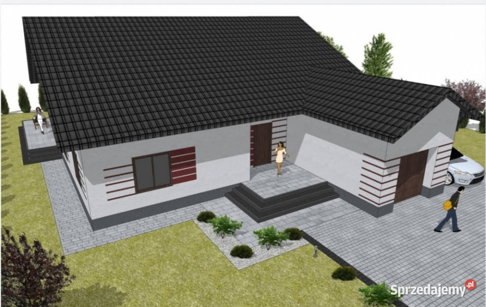Dom jednorodzinny z poddaszem do adaptacji Podule