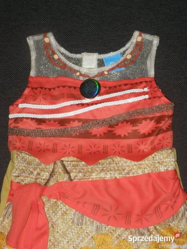 Strój kostium przebranie VAIANA SKARB OCEANU 3 Siedlce