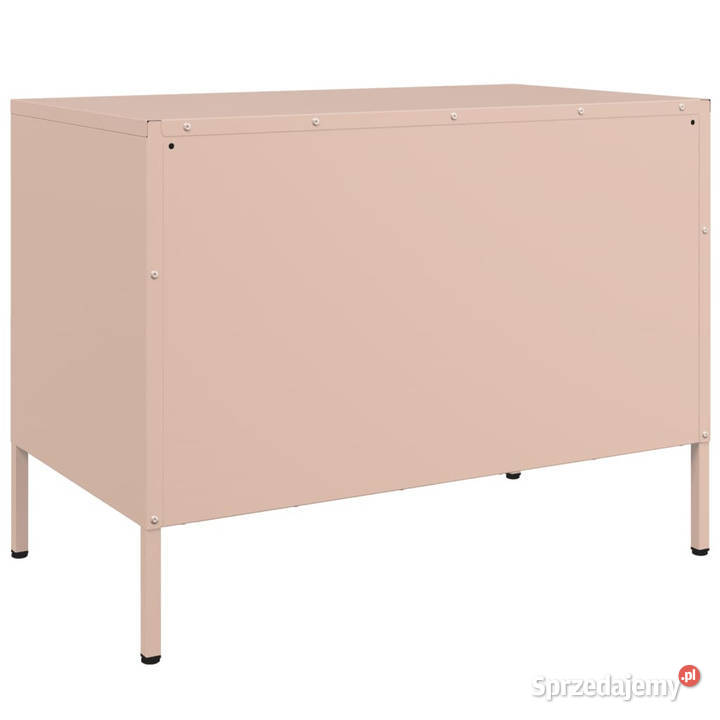 Szafka RTV różowa 68x39x505 stalowa WM842936 Warszawa