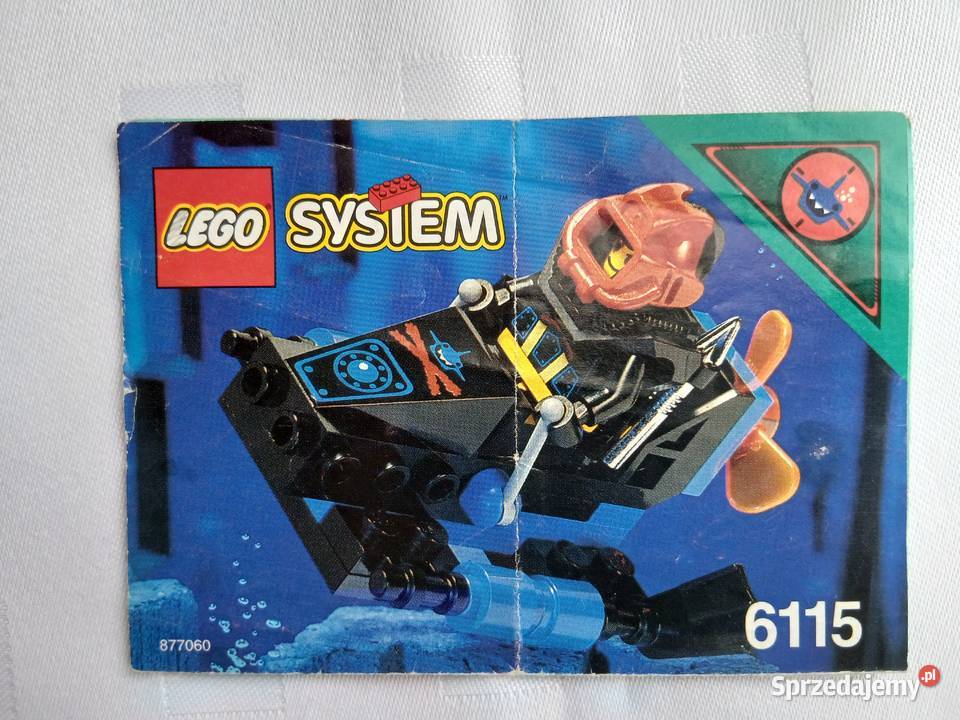 6115 LEGO Kompletny Instrukcja Skuter Akwarekin Bielsko-Biała