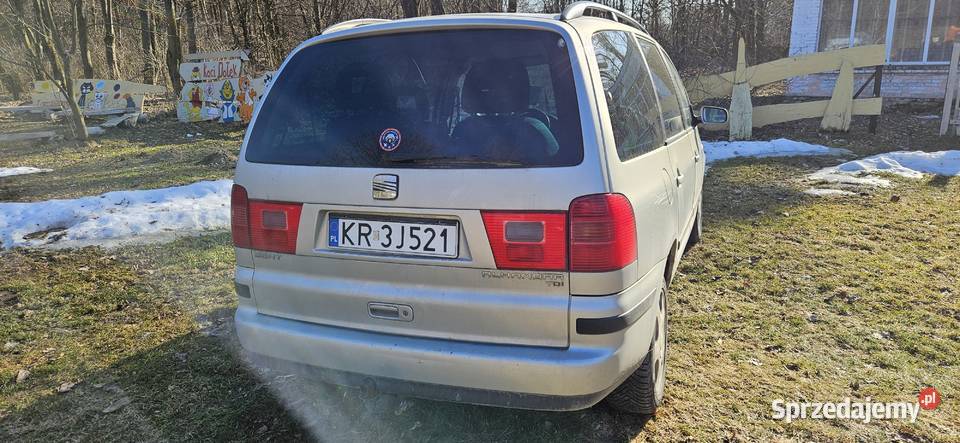 Seat Alhambra 19 TDI 130 7 miejsc Hak 2000 Majdan Ostrowski sprzedam