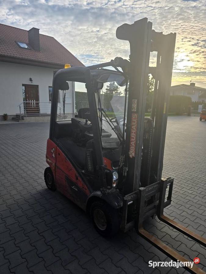 Wózek widłowy Linde H16T01 gaz Huta Błędowska