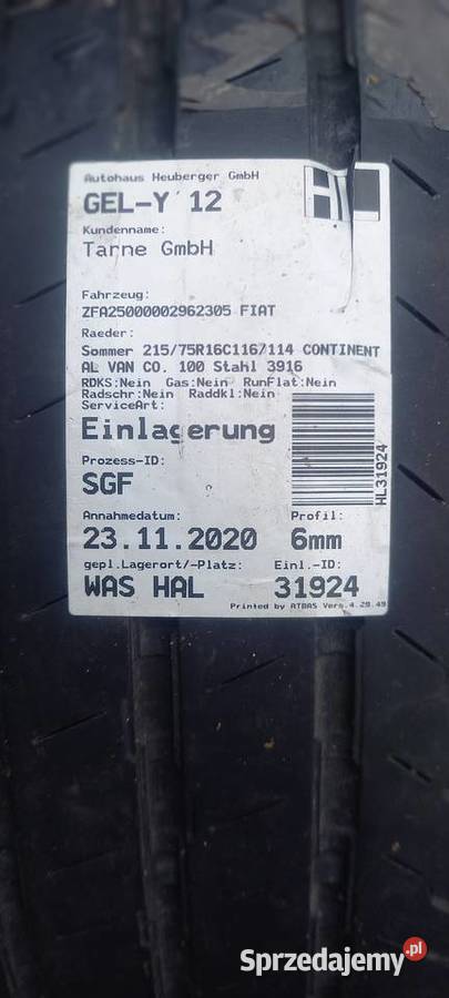 kola opony Fiat ducato2010 Bydgoszcz