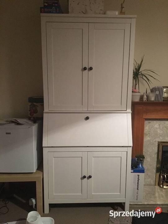 Regal HEMNES IKEAKomoda IKEA Leksvik drewno Regały Regały