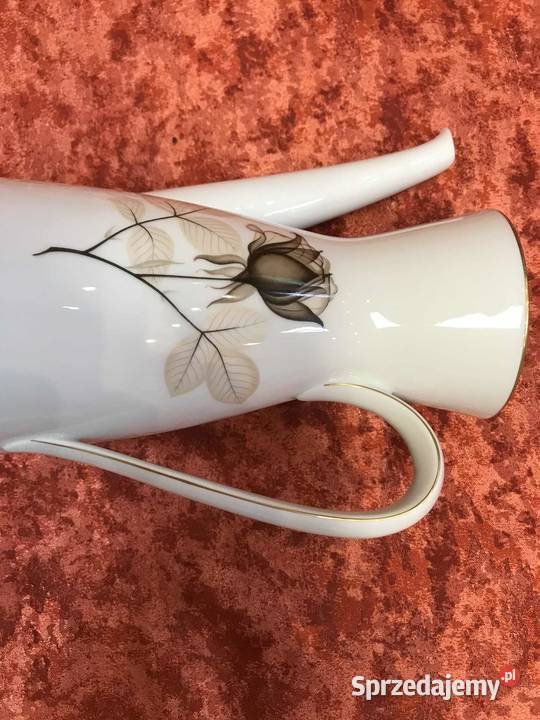 Dzbanek Rosenthal czarna roza Kielce