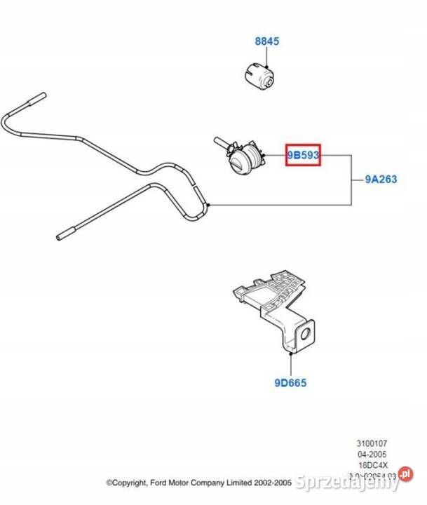 ZAWÓR PALIWA FORD TRANSIT CONNECT MONDEO osobowe