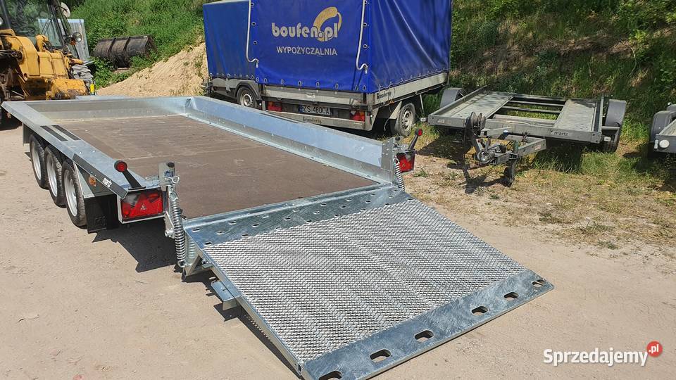Przyczepa trzyosiowa pod minikoparki Bau 3 4003 Szczecin