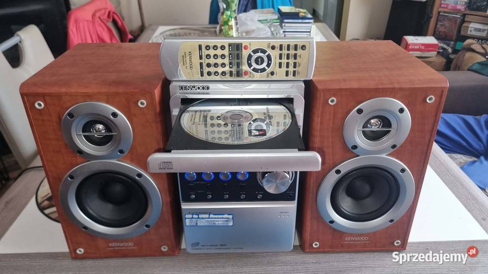 Mikrowieża HiFi Kenwood M505 USB CD MP3 Kaseta z Wieże i miniwieże łódzkie Warta