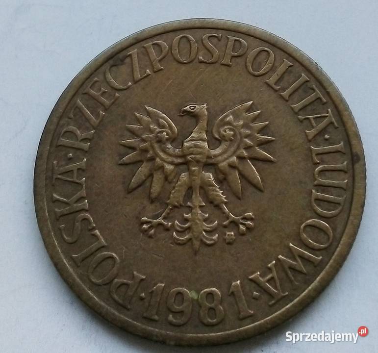 POLSKA5 ZL1981 rMNAJRZADSZY Numizmatyka mazowieckie sprzedam