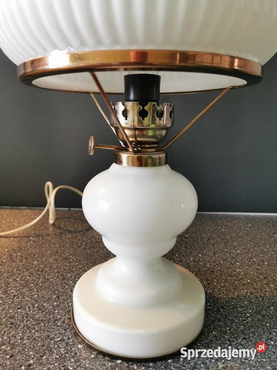 Lampa naftowa elektryczna PRL Vintage mazowieckie Piastów