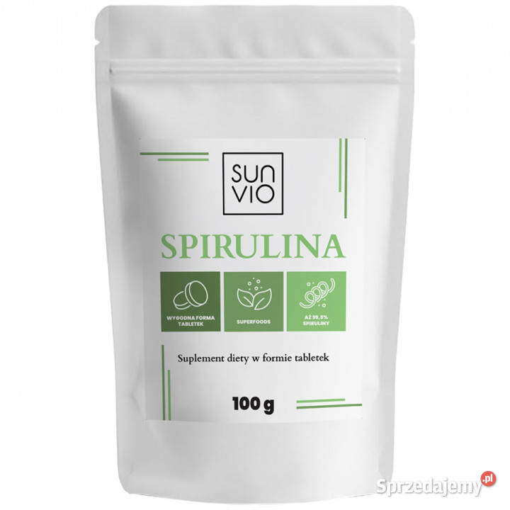 SunVio Spirulina tabletki 400 tabletek 100g