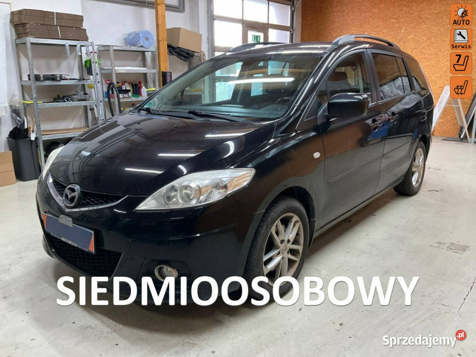 Mazda 5 20 benzyna klimatronik 7 miejsc drugie Wejherowo
