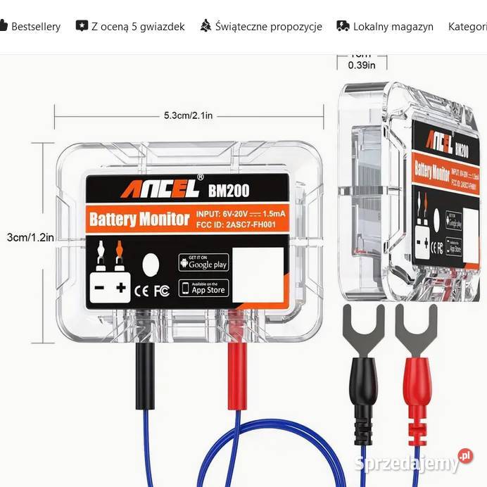 Tester akumulatora samochodowego Mierzyn
