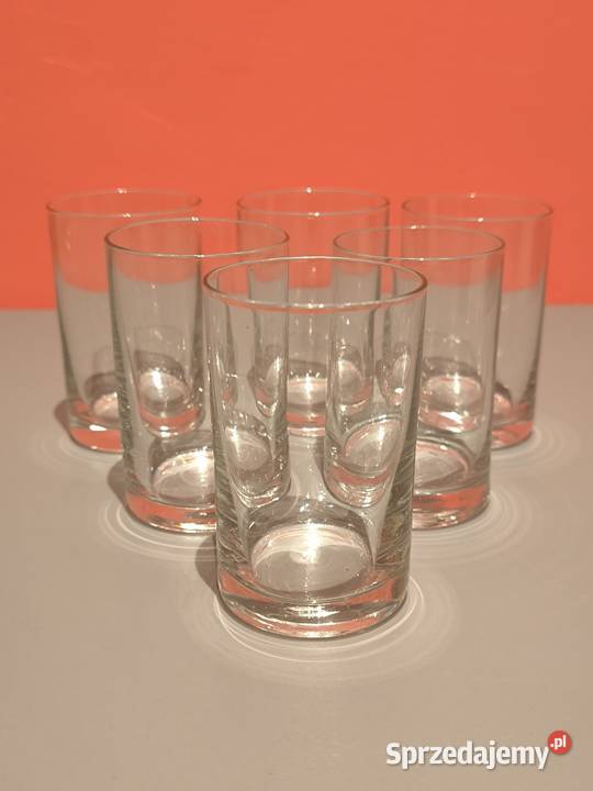 Szklanki literatki PRL Poznań sprzedam