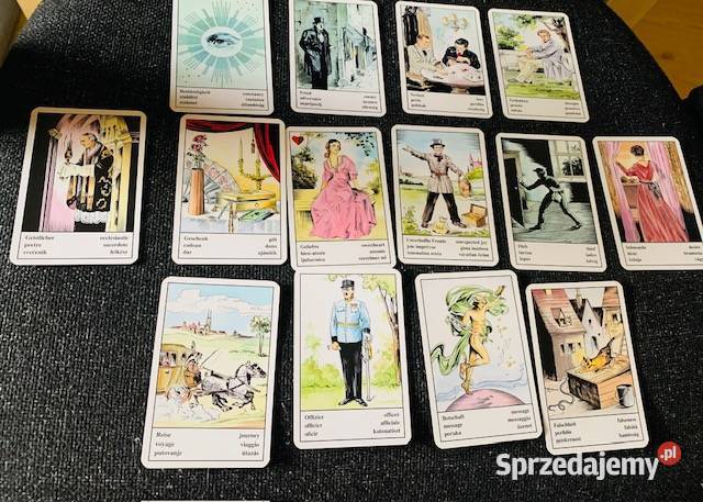 Karty cygańskie do wróżenia Piatnik Tarot Warszawa