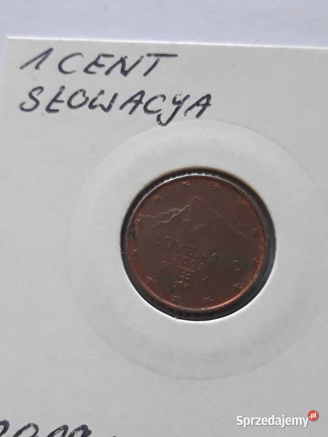 1 Eurocent Słowacja 2009 r