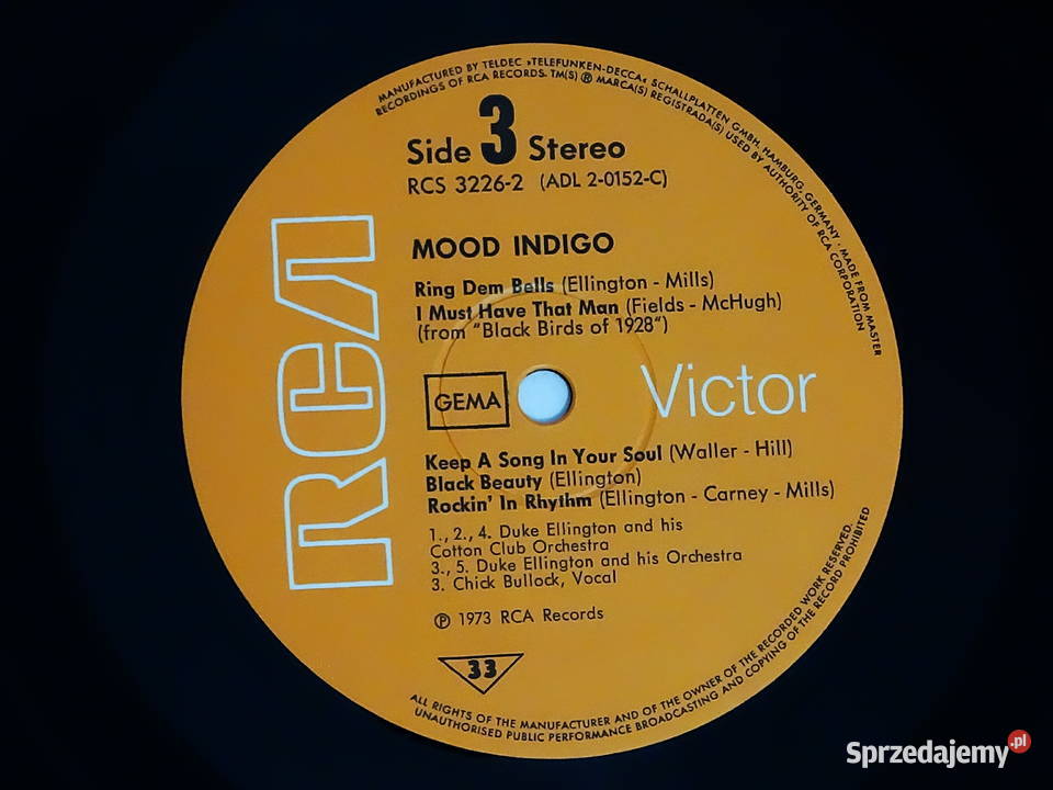 Duke Ellington and His Orchestra Mood Indigo Płyty i kasety