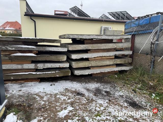 Płyty betonowe drogowe zbrojone sprzedam