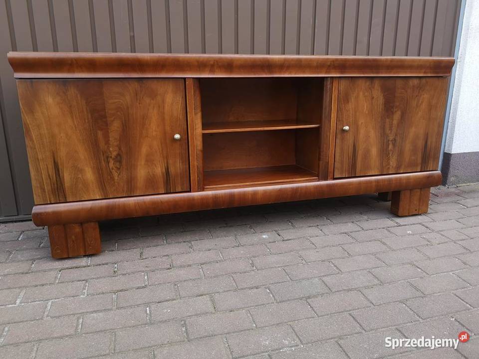 Komoda ARTDECO RTV Orzech Niska Solidna 184 Swarzędz