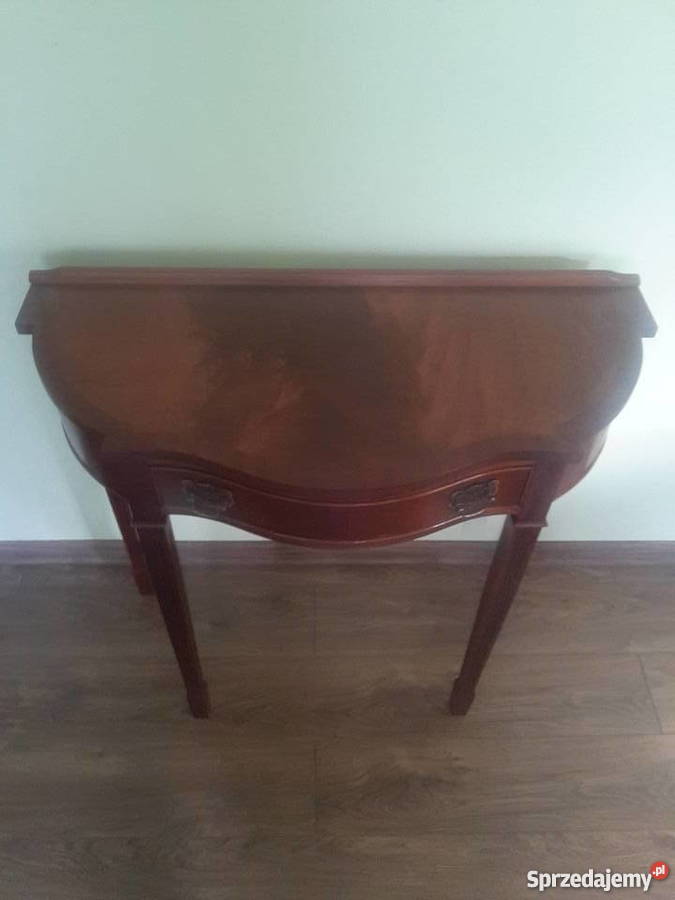 Stolik konsola przyścienna wiktoriański ANTYK Nysa